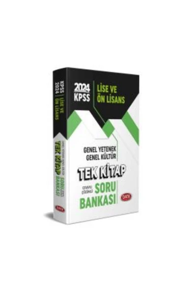 Data Yayınları Kpss Lise Önlisans Tek Kitap Soru Bankası