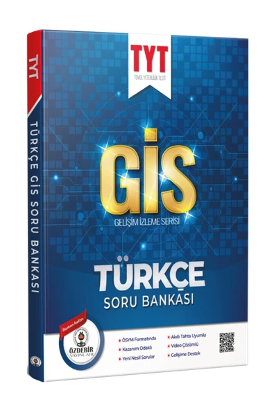 ÖZDEBİR YAYINEVİ Özdebir Yayınları TYT Türkçe GİS Soru Bankası (YENİ)