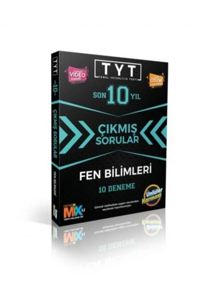 Ünlüler Karması Tyt Son 10 Yıl Çıkmış Sorular Fen Bilimleri 10 Deneme