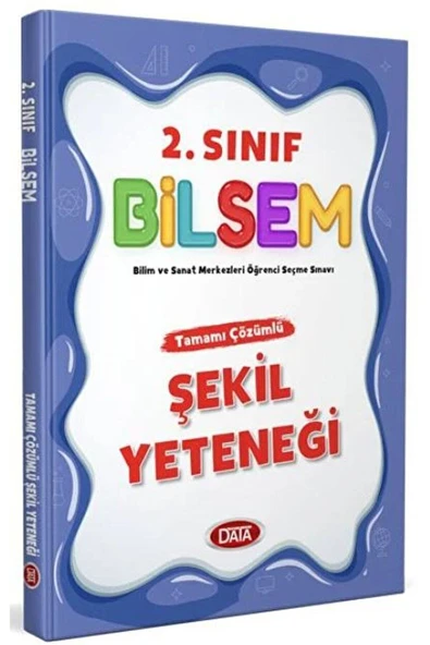 Data Yayınları 2. Sınıf Bilsem Tamamı Çözümlü Şekil Yeteneği / Kolektif / Data Yayınları / 9786258221183