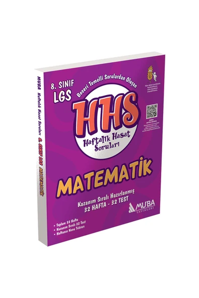 Muba Yayınları 1414 - 8.sınıf Matematik Haftalık Hasat Soruları (HHS)