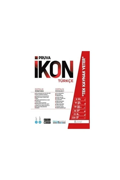 Pruva Akademi 8. Sınıf Türkçe Ikon Konu Anlatımlı