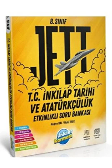 Ünlüler Karması 8. Sınıf Jett T.C. İnkılap Tarihi ve Atatürkçülük Etkinlikli Soru Bankası / 9786057457370