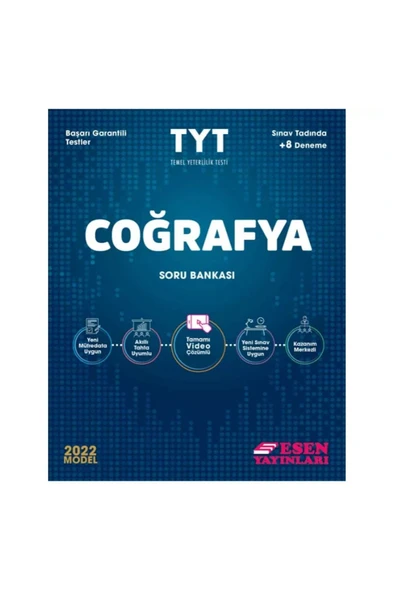 Esen Yayınları Tyt Coğrafya Soru Bankası 2022