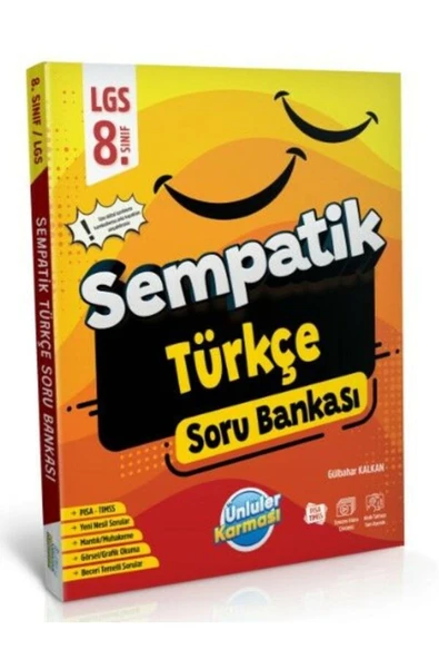 Ünlüler Karması ÜNLÜLER KARMASI 8. SINIF SEMPATİK TÜRKÇE SORU BANKASI