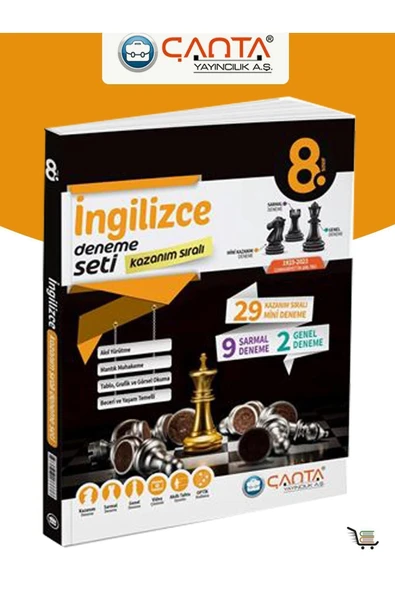 Çanta Yayınları Çanta 8. Sınıf İngilizce Kazanım Sıralı Deneme Seti