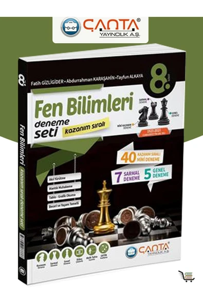 Çanta Yay Çanta 8. Sınıf Fen Bilimleri Kazanım Sıralı Deneme Seti