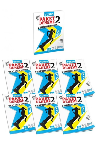 MODEL EĞİTİM YAYINCILIK 2. Sınıf Turbo Paket Deneme Yeni Nesil Sorularla - 6 Deneme / 9786257509305