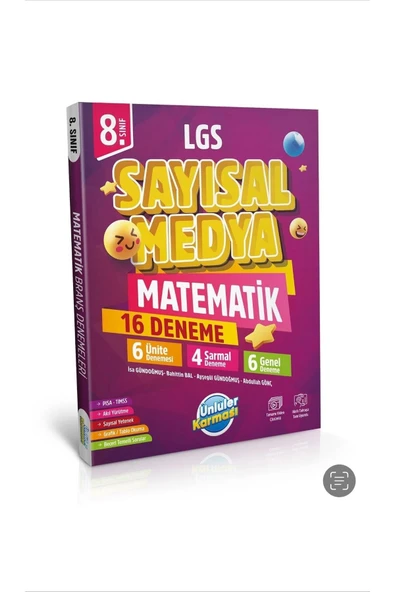 Ünlüler Karması Sayısal Medya 8.sınıf Matematik 16 Deneme