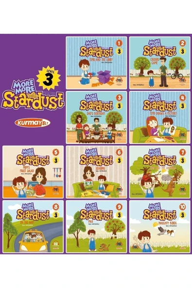 Kurmay Elt Yayınları More&more Englısh Level 3 Preschool Stardust 5-6 Yaş Hikaye Seti (10 Kitap)