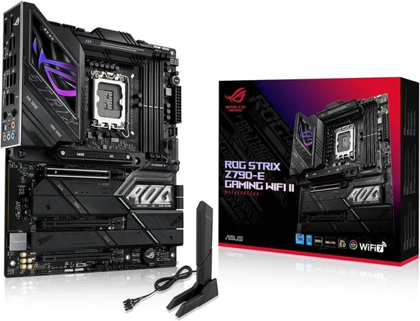 Asus Rog Strix Z790-E Gaming Wi-Fi Intel LGA1700 DDR5 ATX Anakart - Outlet