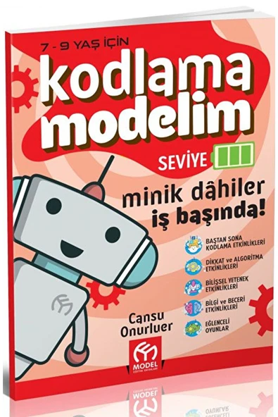 MODEL EĞİTİM YAYINCILIK Kodlama Modelim Seviye 3 / Cansu Onurluer / Model Eğitim Yayıncılık / 9786257846431