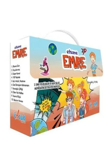Dikkat Çocuk Yayınları Efsane Emre 3.sınıflar Için 10 Kitap Seti