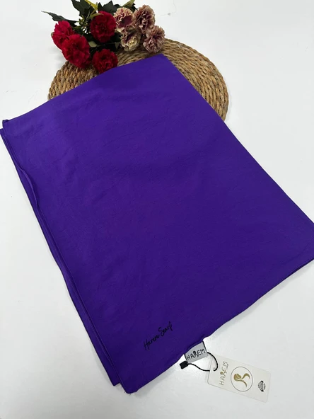 Harem Asya Pamuk Şal Mor HFA0103 ürün görseli