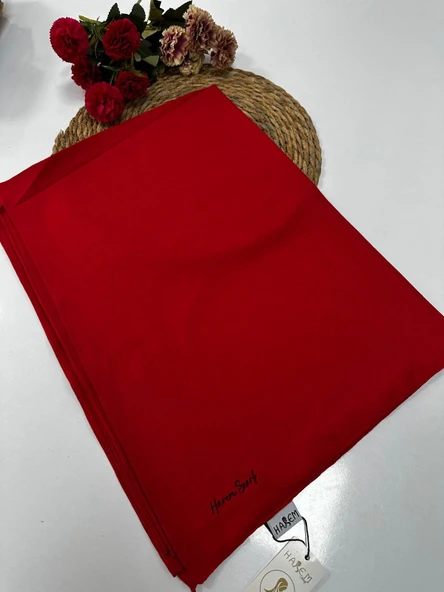 Harem Vual İpeksi Şal Kırmızı HVH0232 ürün görseli