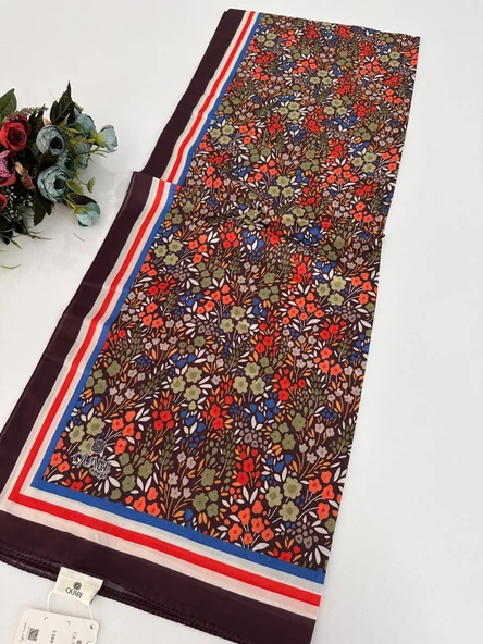Quare Soft Pamuklu Desenli Şal LDSQ1403