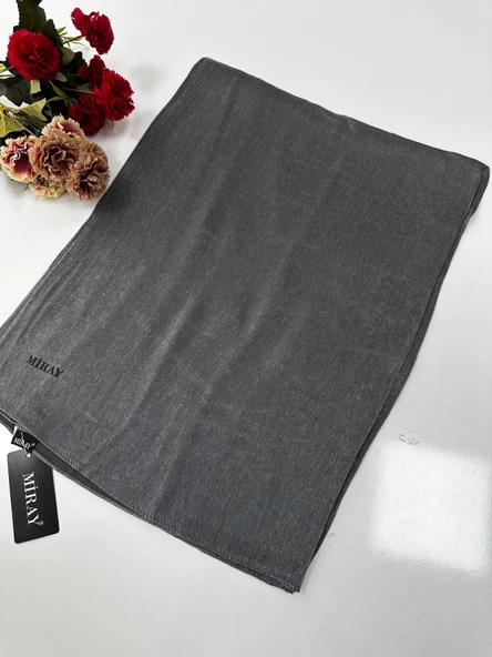 Miray Palmier Abiye Şal Renk:Koyu Gri JMJ0107 ürün görseli
