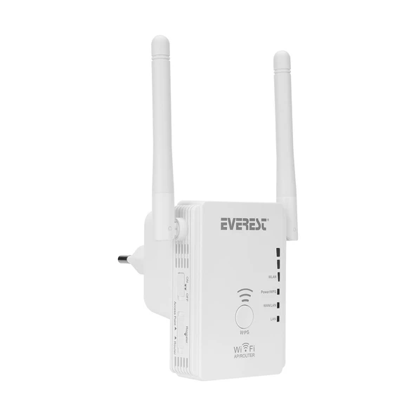 Everest EWR-N501 300Mbps 2.4GHz 1*WAN+1*LAN+WPS Router+AP+Repeater Wifi Range Extender - 6