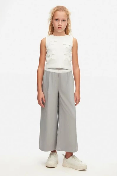 Kız Çocuk Cep Detaylı Bluz ürün görseli