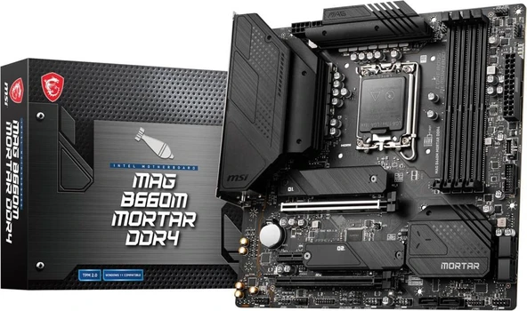 MSI Mag B660M Mortar Intel LGA1700 DDR4 Micro ATX Anakart - Outlet