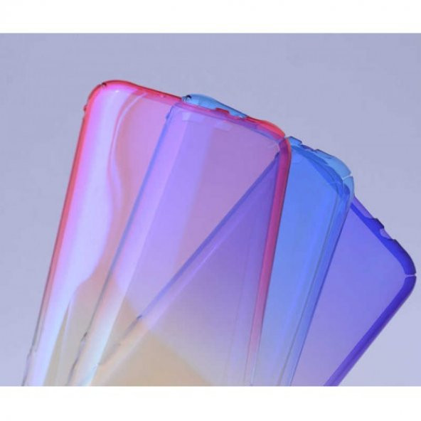 Samsung Galaxy J7 Kılıf Darbaye Dayanıklı Parlak Renk Geçişli Silikon Kapak - 8