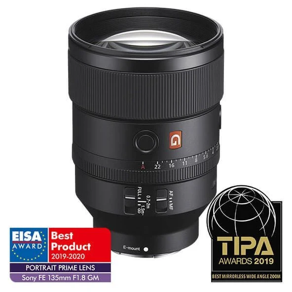 Sony FE 135mm f/1.8 GM Lens (İthalatçı Firma Garantili)