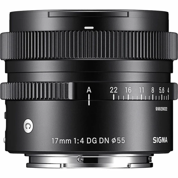 Sigma 17mm f/4 DG DN Contemporary Lens (Sony E) (İthalatçı Firma Garantili)