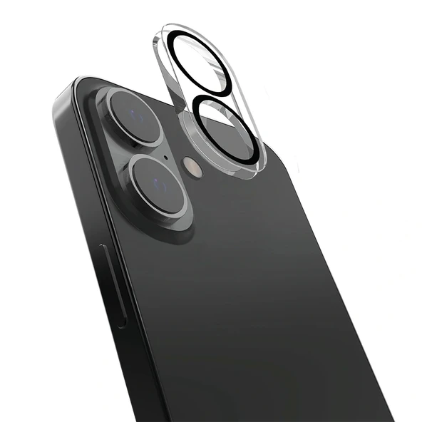 Apple iPhone 16 Plus Raptic Glass Serisi Kamera Lens Koruyucu - Resim 3