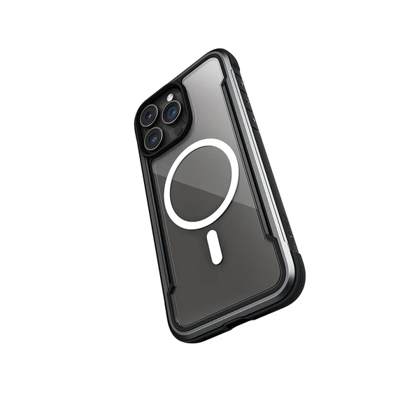 Apple iPhone 15 Pro Max Kılıf Magsafe Şarj Özellikli Airbagli Raptic Shield Serisi Şeffaf Arka Yüzey Kapak - Resim 2