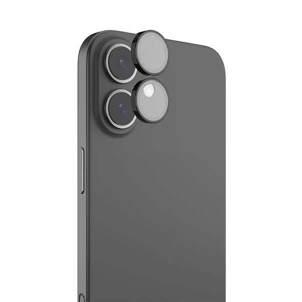 Apple iPhone 16 Plus Raptic Armour Serisi Kamera Lens Koruyucu - 3