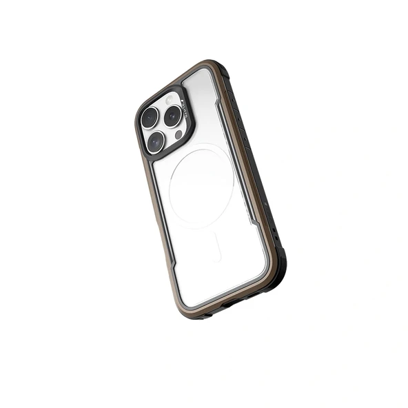 Apple iPhone 16 Pro Kılıf Magsafe Şarj Özellikli Airbagli Raptic Shield Serisi Şeffaf Arka Yüzey Kapak - Resim 9