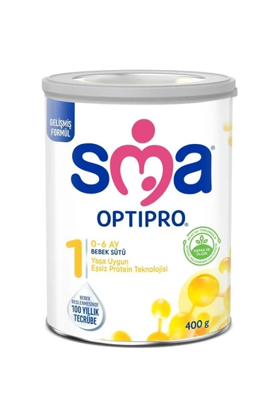 SMA  Marka: Optipro 1 0-6 Ay Bebek Sütü 1 Paket (1 X 400 G) Kategori: Bebek Sütü