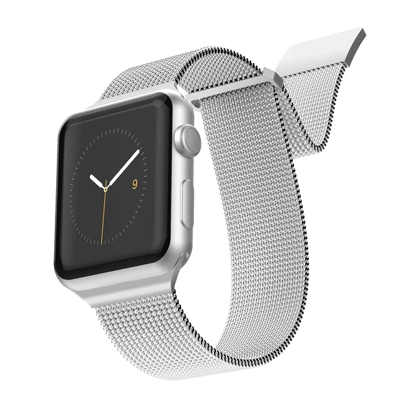Apple Watch 10 46mm Raptic Mesh Band Serisi Metal Hasır Kordon - 4