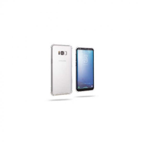 Samsung Galaxy S8 Plus Kılıf Armor Gel Case Şeffaf Airbag Kapak - 6