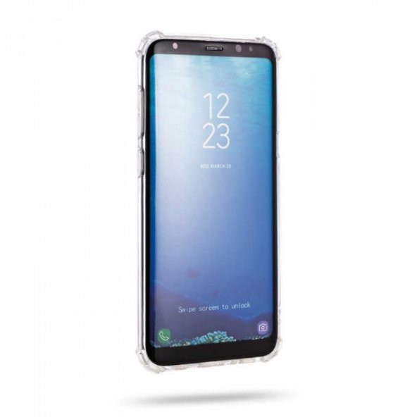 Samsung Galaxy S8 Plus Kılıf Armor Gel Case Şeffaf Airbag Kapak - 9