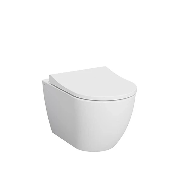 VitrA S60 Rim-ex SmoothFlush Beyaz Kanalsız Asma Klozet, Gömme Rezervuar Tam Set 800-2027 - Resim 2