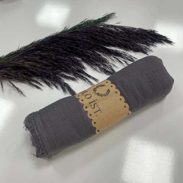 Polo İst. Line Bürümcük Şal Gri LBR32 ürün görseli