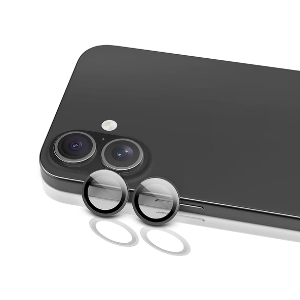 Apple iPhone 16 Plus Raptic Armour Serisi Kamera Lens Koruyucu - 2