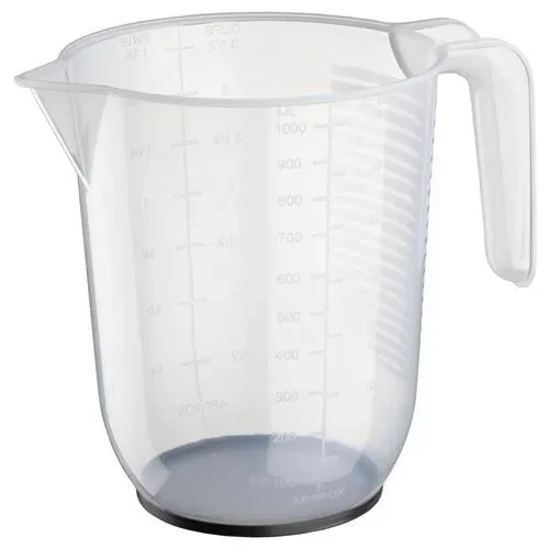 IKEA Behova 1 Litre Şeffaf Ölçü Beher Ölçek Kabı 14cm