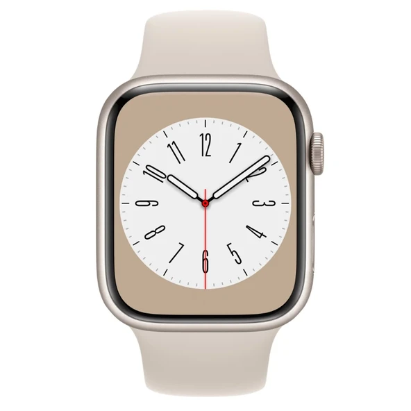 Apple Watch Series 8 GPS Alüminyum 45 mm Starlight Teşhir