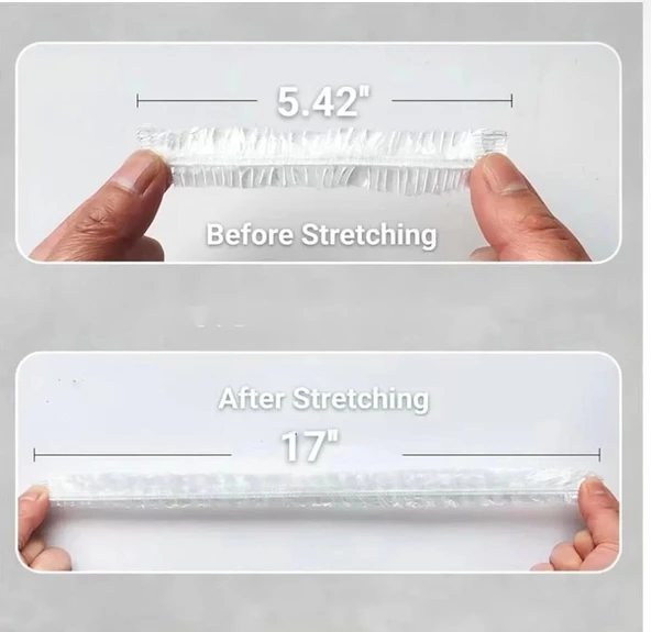 Lastikli Tencere Ve Tabak Bonesi 100 Adet (22cm) - 2