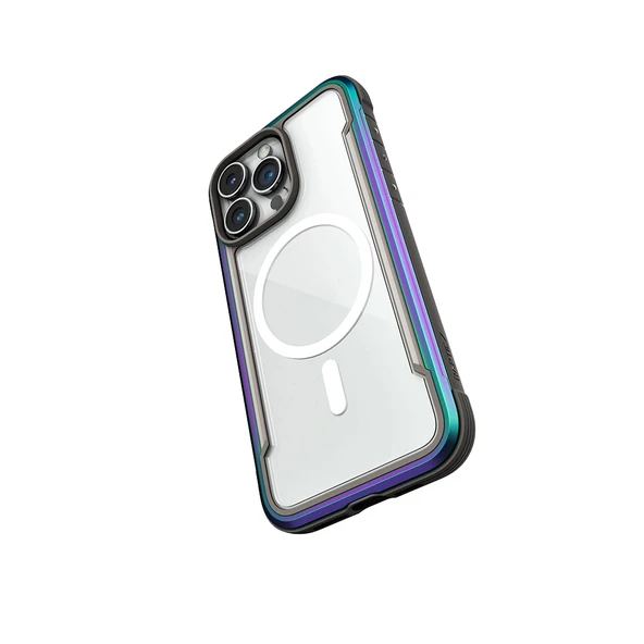 Apple iPhone 14 Pro Max Kılıf Magsafe Şarj Özellikli Airbagli Raptic Shield Serisi Şeffaf Arka Yüzey Kapak - Resim 7