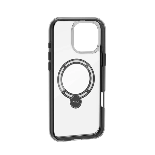 Apple iPhone 16 Pro Kılıf Magsafe Şarj Özellikli Raptic AirJoy Serisi 360 Derece Dönebilen Standlı Kapak - Resim 3