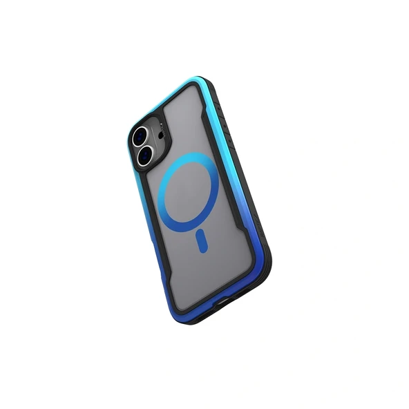 Apple iPhone 16 Pro Kılıf Magsafe Şarj Özellikli Airbagli Raptic Shield 2.0 Serisi Şeffaf Arka Yüzey Kapak - Resim 3