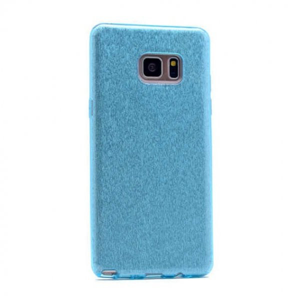 Samsung Galaxy S7 Kılıf Darbeye Dayanıklı Çift Katmanlı Simli Silikon Kapak - 8