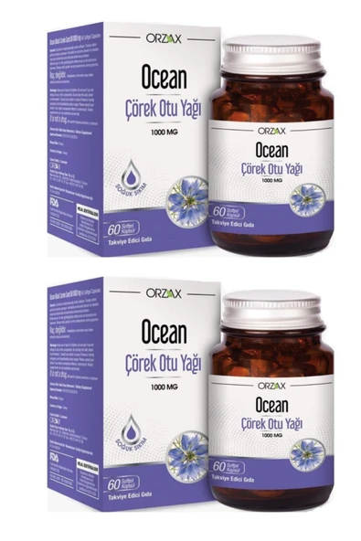 Ocean Çörek Otu Yağı 1000 mg 60 Kapsül 2 Adet ürün görseli