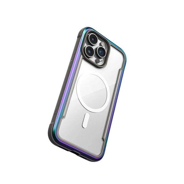 Apple iPhone 14 Pro Max Kılıf Magsafe Şarj Özellikli Airbagli Raptic Shield Serisi Şeffaf Arka Yüzey Kapak - Resim 10