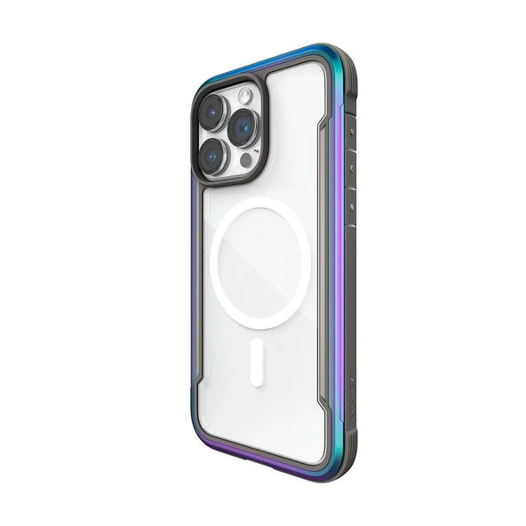 Apple iPhone 14 Pro Max Kılıf Magsafe Şarj Özellikli Airbagli Raptic Shield Serisi Şeffaf Arka Yüzey Kapak - Resim 8