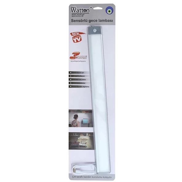 Sensörlü Şarjlı Dolap Lambası  Wt-288 - 4