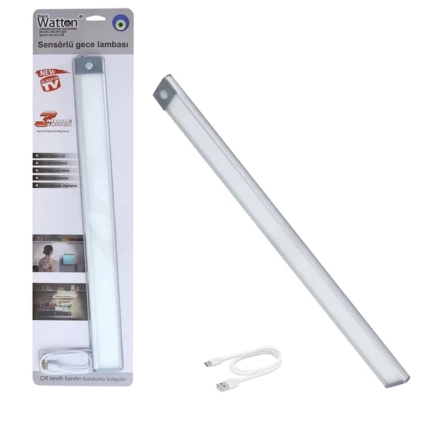 Sensörlü Şarjlı Dolap Lambası  Wt-288 - 5